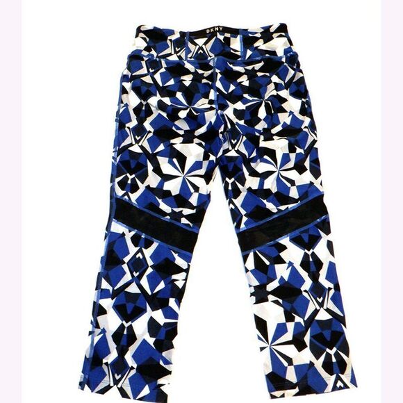 DKNY eyecatching cropped sports tights pants - Picture 1 of 4